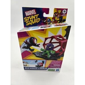 Marvel Stunt Squad Miles Morales vs Prowler Action Figure Playset Hasbro 4+